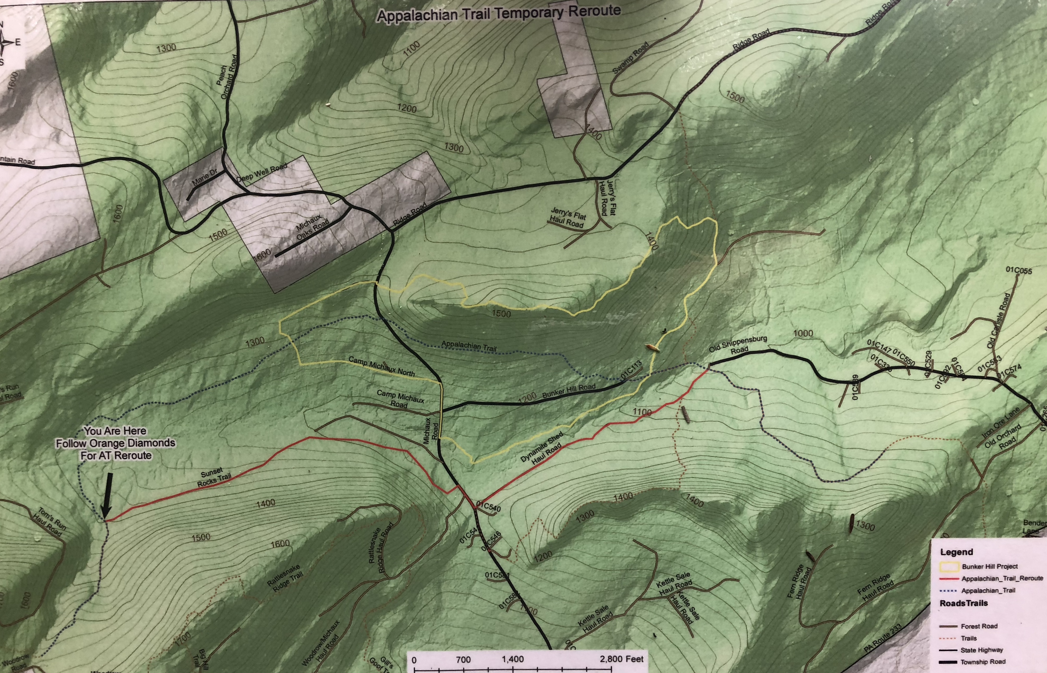 Near Stream and Tentsite to Tentsite South of Milesburn Cabin, 25 mi (AT 1101)